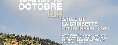 Réunion publique - Courchevel 1850