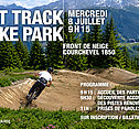 First track du Bike Park : découverte accompagnée des pistes rénovées de VTT de descente