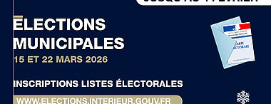 Elections municipales des 15 et 22 mars 2026