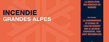 COMMUNIQUÉ – Protocole de remise en service du réseau d'eau potable des secteurs de Courchevel 1850 en aval des Grandes Alpes.