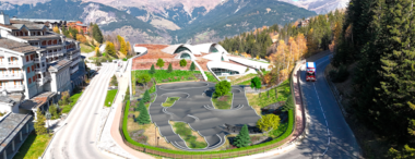 Nouveau pumptrack de Courchevel